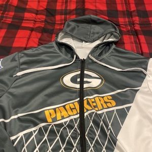 Green Bay Packers lightweight jacket by fanatics size XL.